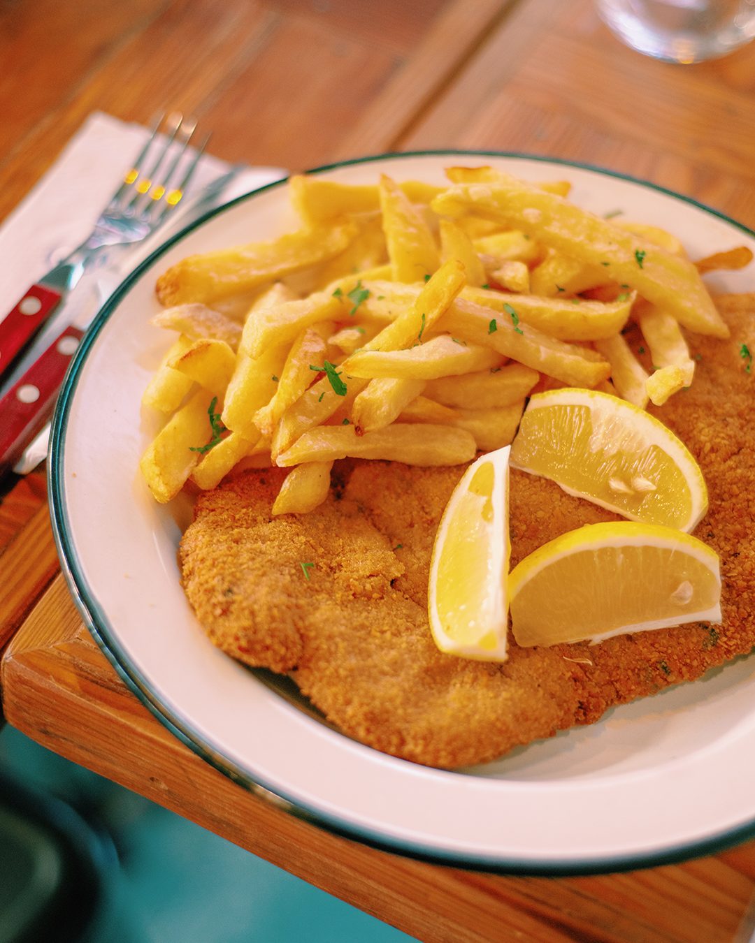 Milanesa con puré